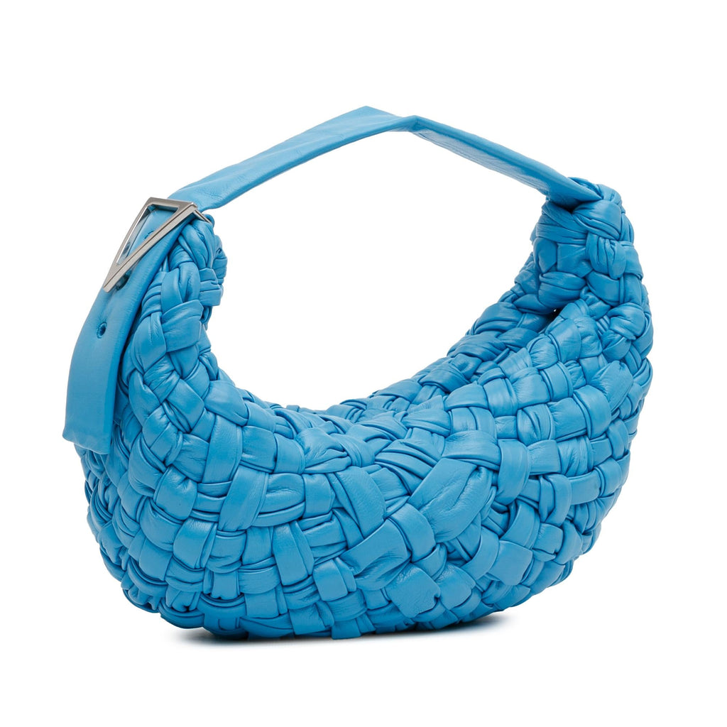 Bottega Veneta Paper Calfskin Intrecciato Banana Hobo Bag (SHG-n5Ex8p)