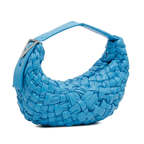 Bottega Veneta Paper Calfskin Intrecciato Banana Hobo Bag (SHG-n5Ex8p)