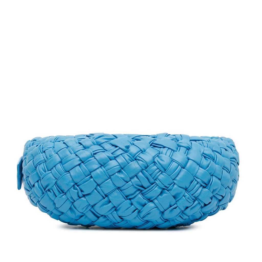 Bottega Veneta Paper Calfskin Intrecciato Banana Hobo Bag