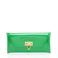 Bottega Veneta Patent Leather Point Lock Clutch