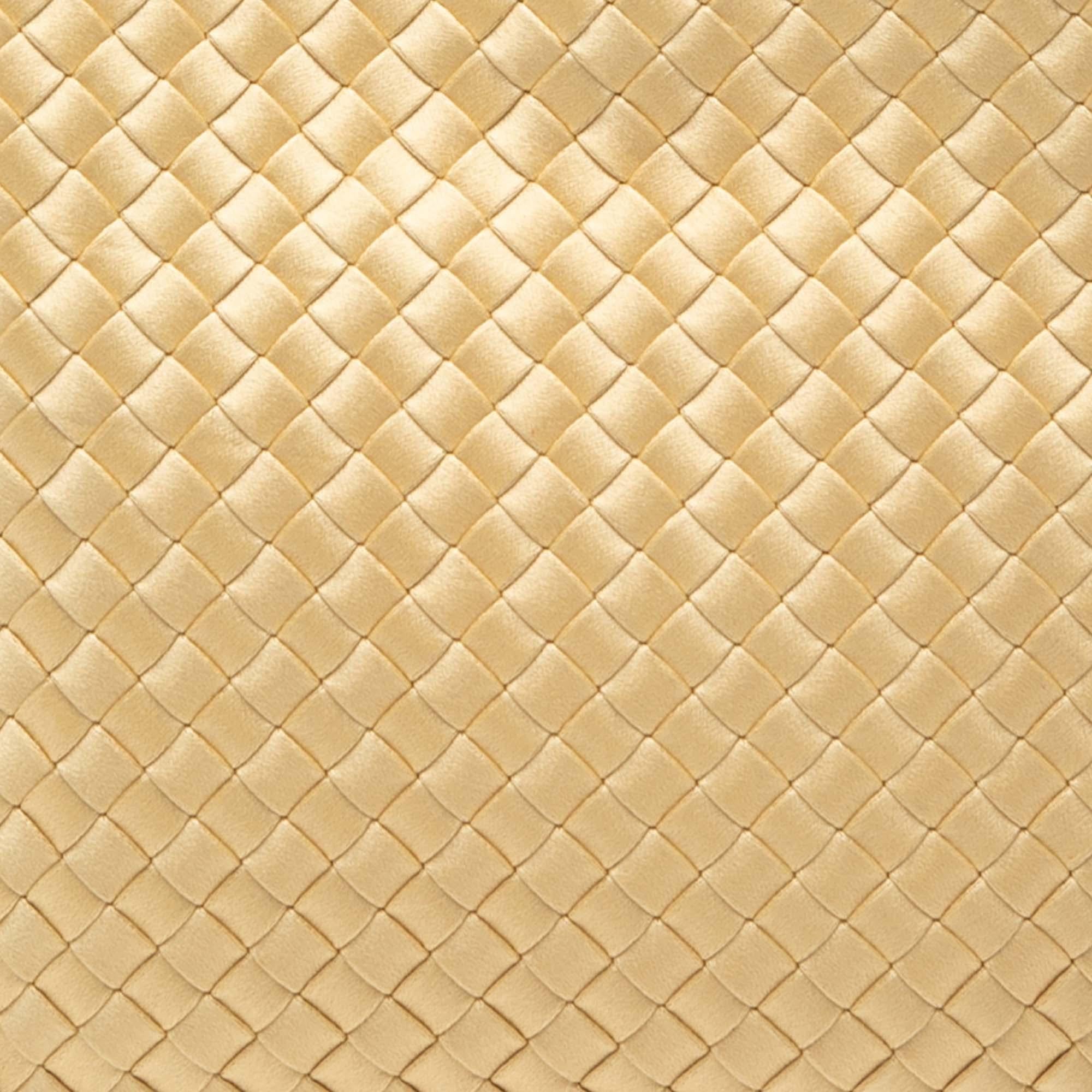 Bottega Veneta Satin Intrecciato Shoulder Bag