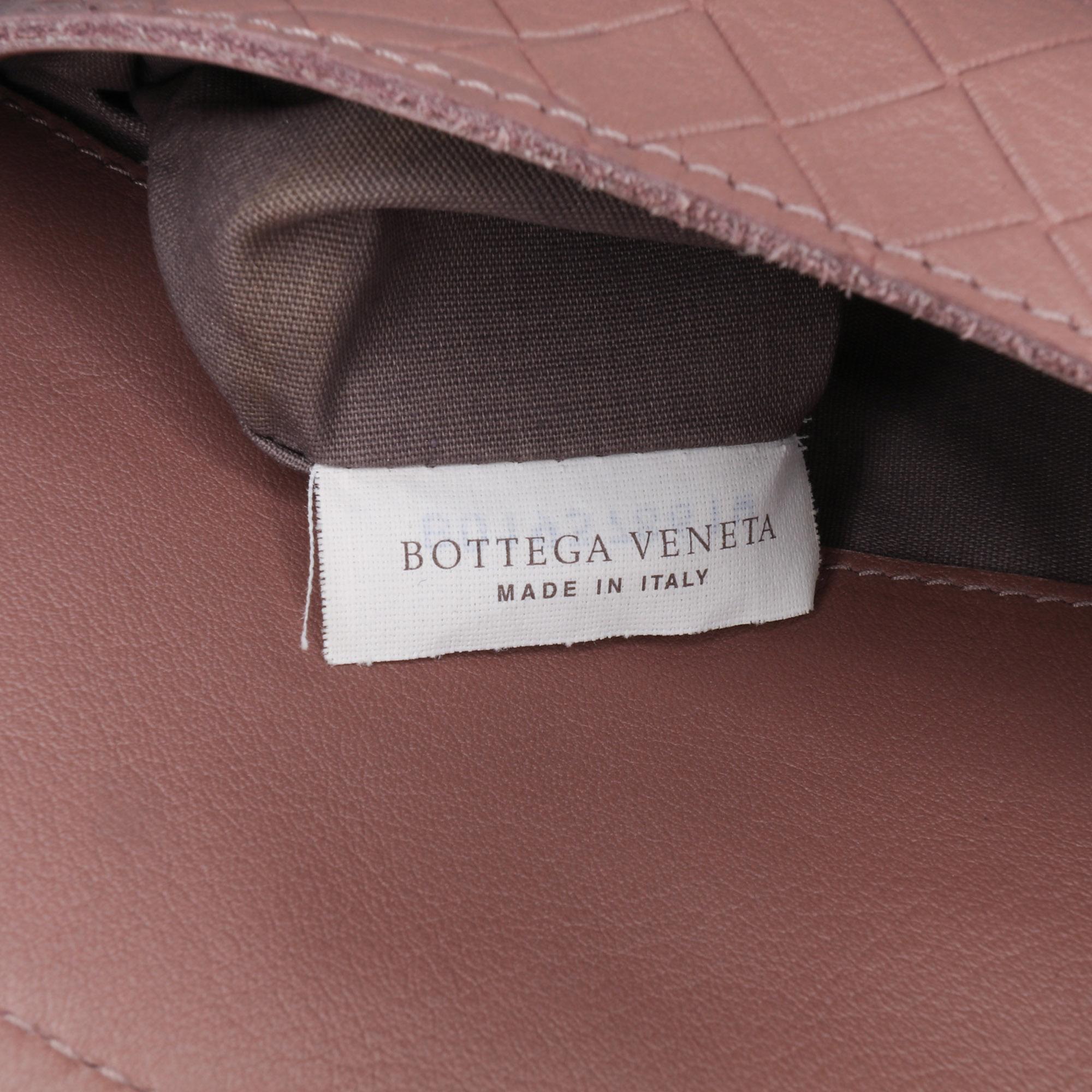 Bottega Veneta Small Calfskin Intrecciomirage Embossed Butterfly Chain Crossbody