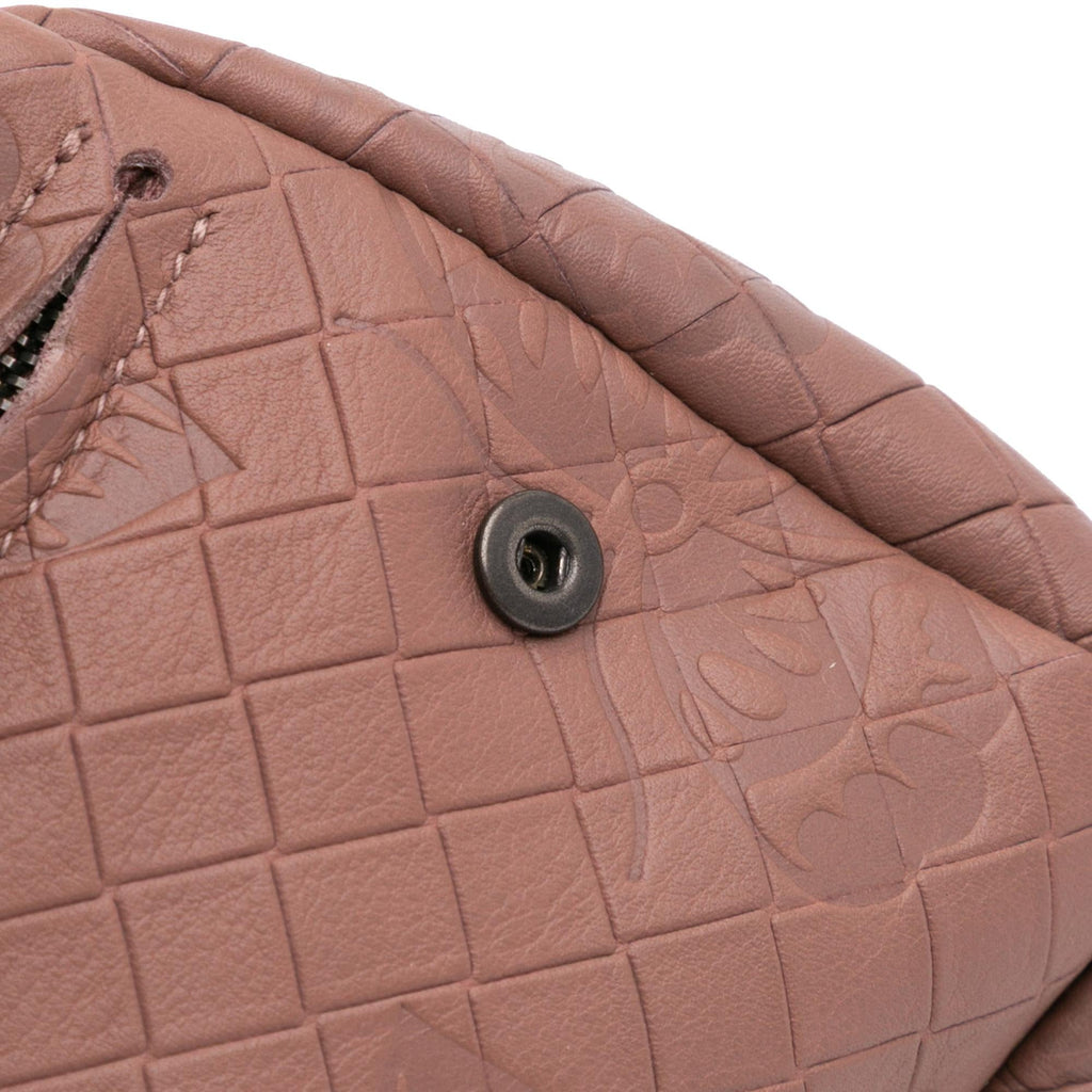 Bottega Veneta Small Calfskin Intrecciomirage Embossed Butterfly Chain Crossbody