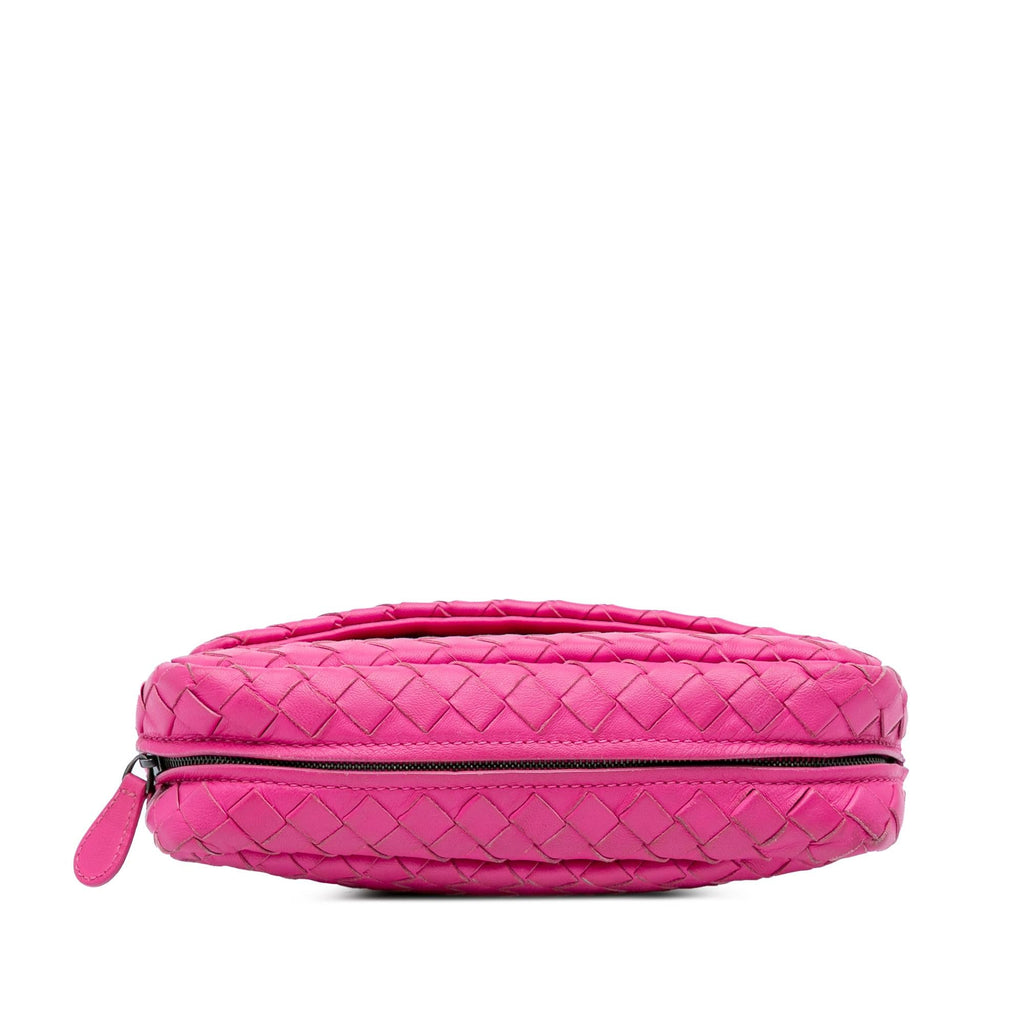 Bottega Veneta Small Calfskin Intrecciomirage Embossed Butterfly Chain Crossbody