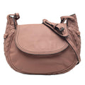 Bottega Veneta Small Intrecciato Trimmed Nappa Nodini Flap