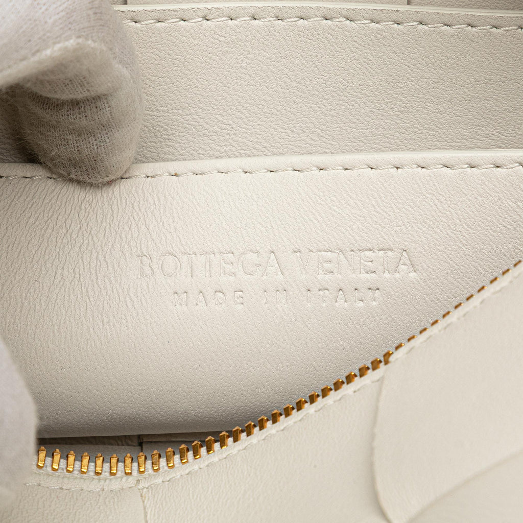 Bottega Veneta Small Lambskin Intrecciato Brick Cassette