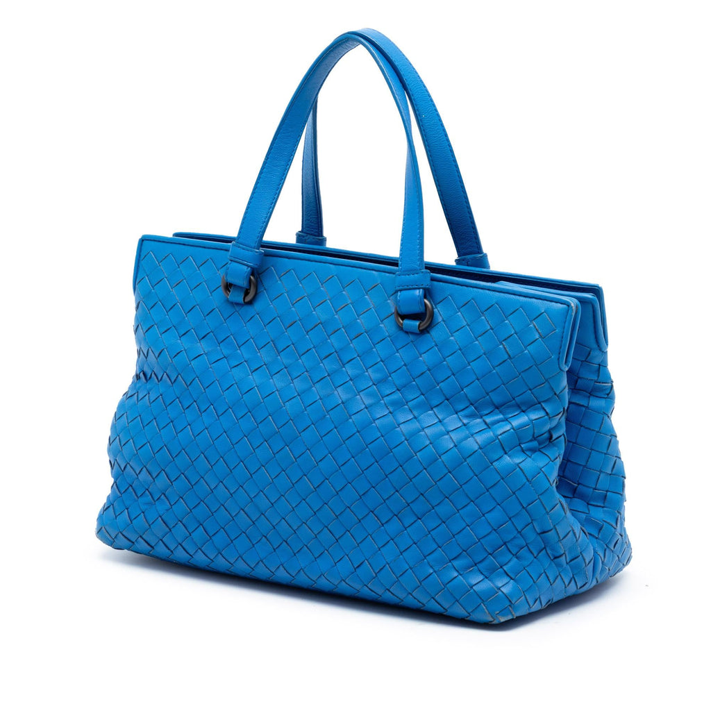 Bottega Veneta Small Nappa Intrecciato Accordion Satchel