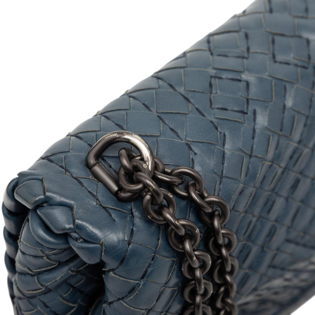 Bottega Veneta Small Nappa Intrecciato Boutis Olimpia Shoulder Bag