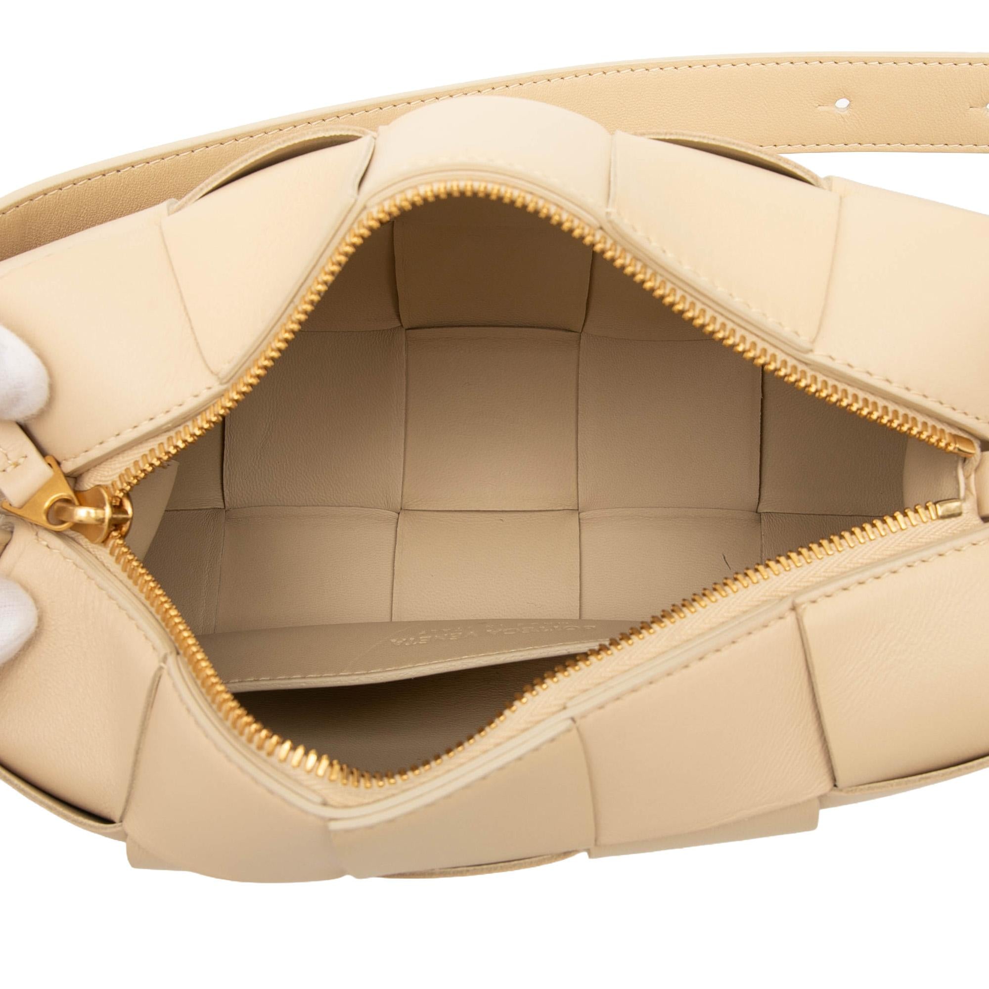 Bottega Veneta Small Nappa Intrecciato Brick Cassette