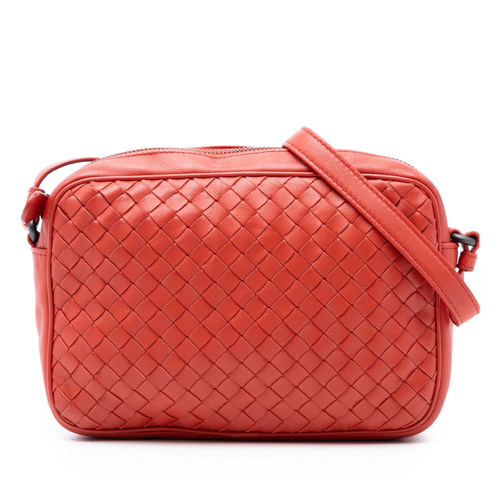 Bottega Veneta Small Nappa Intrecciato Camera Bag