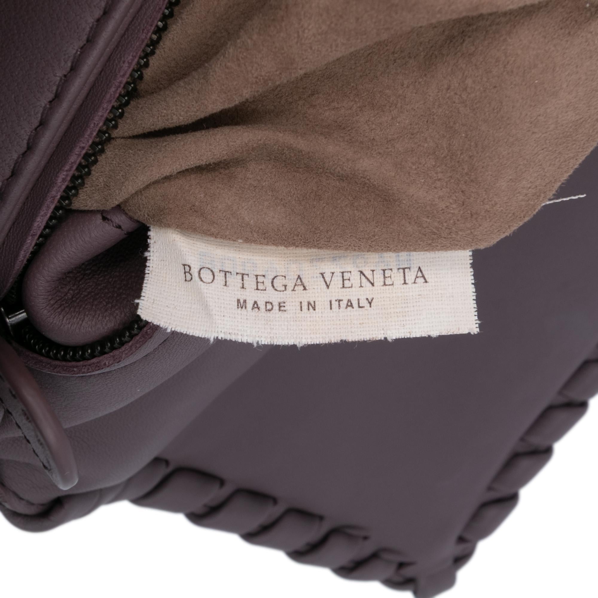Bottega Veneta Small Nappa Intrecciato Embroidered Olimpia Shoulder Bag
