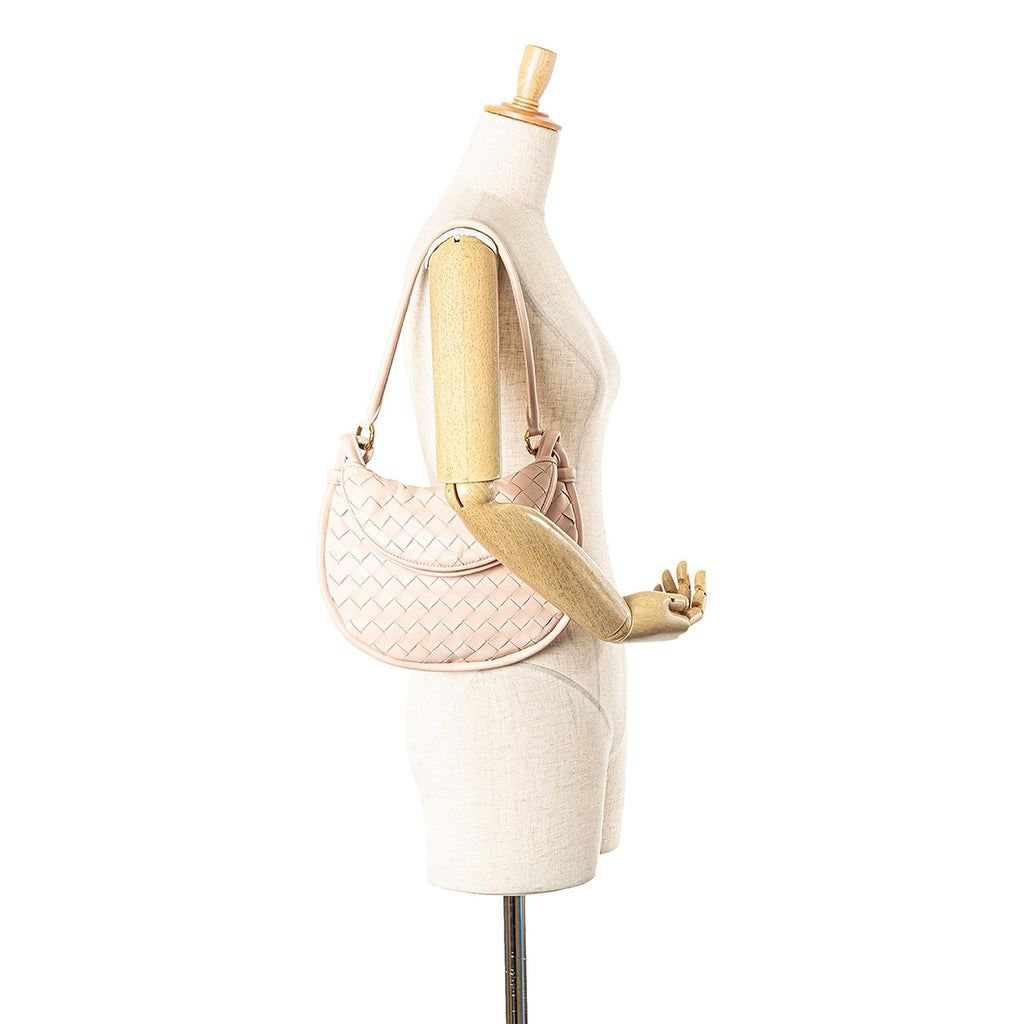 Bottega Veneta Small Nappa Intrecciato Gemelli Hobo
