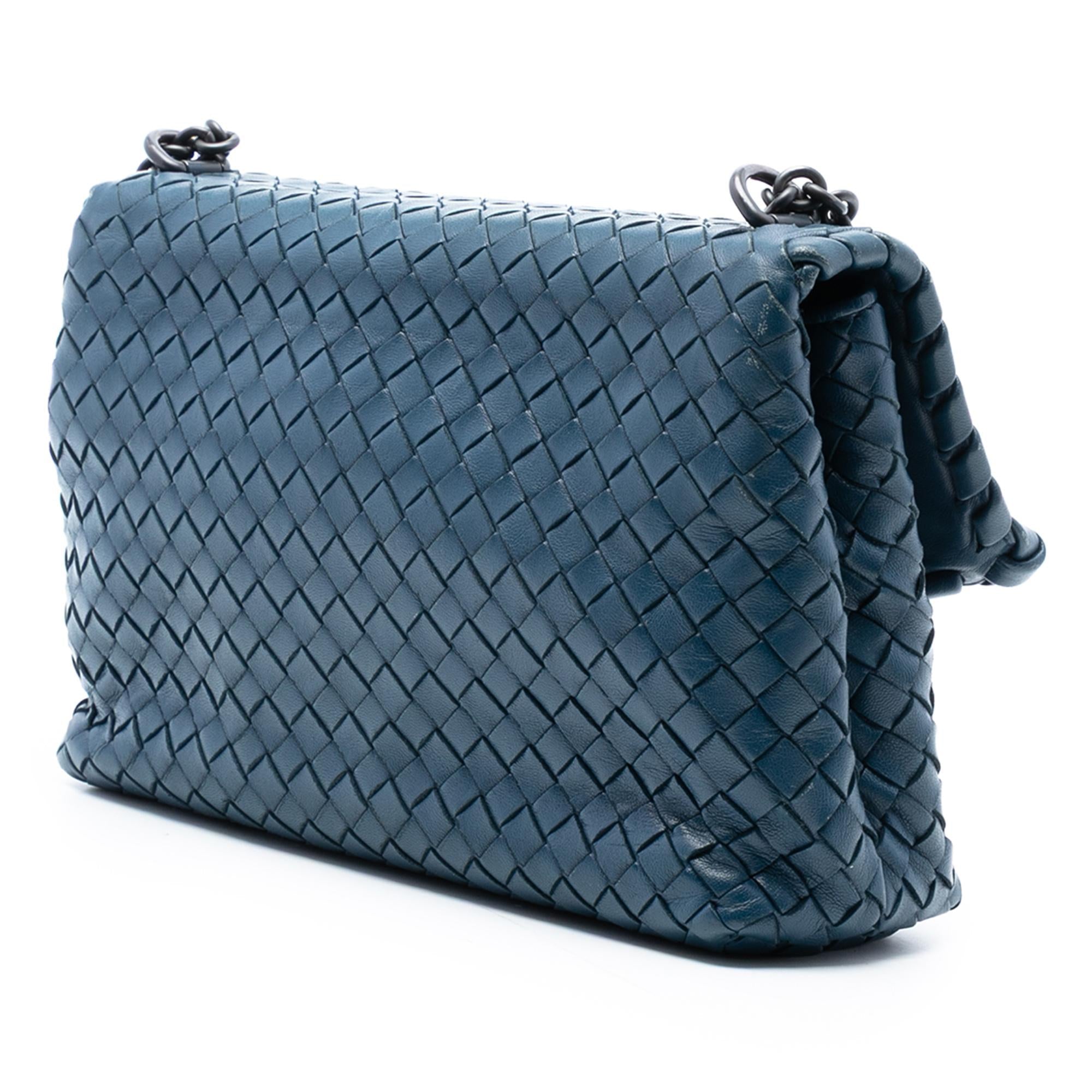 Bottega Veneta Small Nappa Intrecciato Olimpia Shoulder Bag