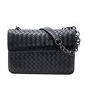 Bottega Veneta Small Nappa Intrecciato Olimpia Shoulder Bag