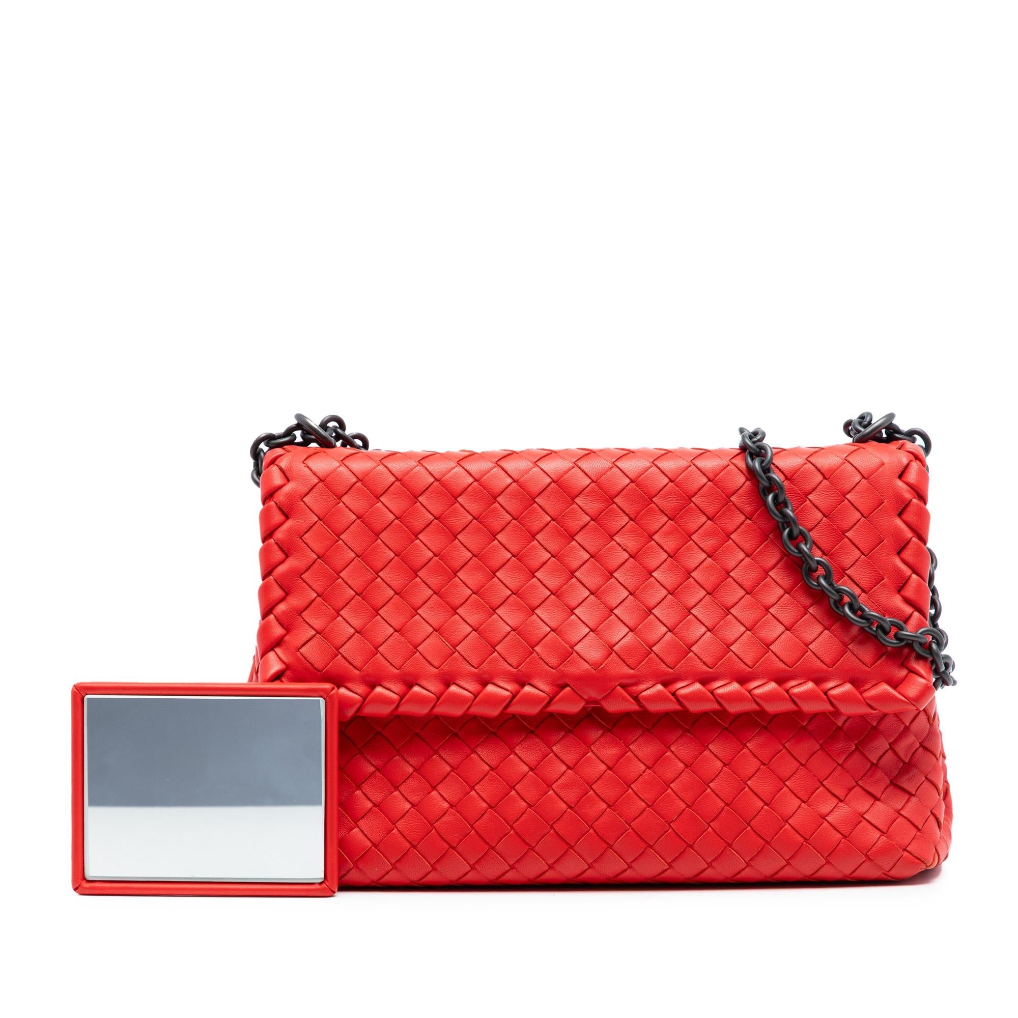 Bottega Veneta Small Nappa Intrecciato Olimpia Shoulder Bag