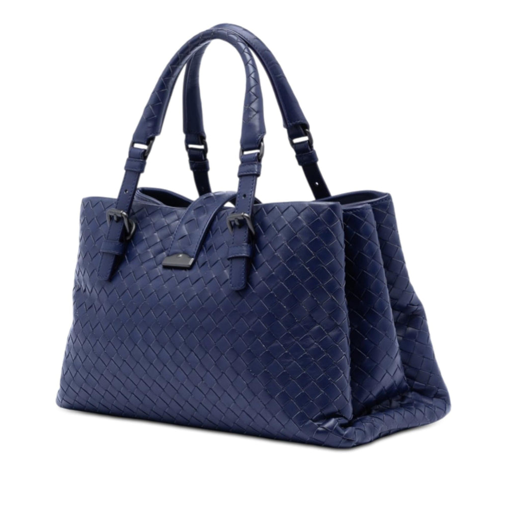Bottega Veneta Small Nappa Intrecciato Roma Satchel