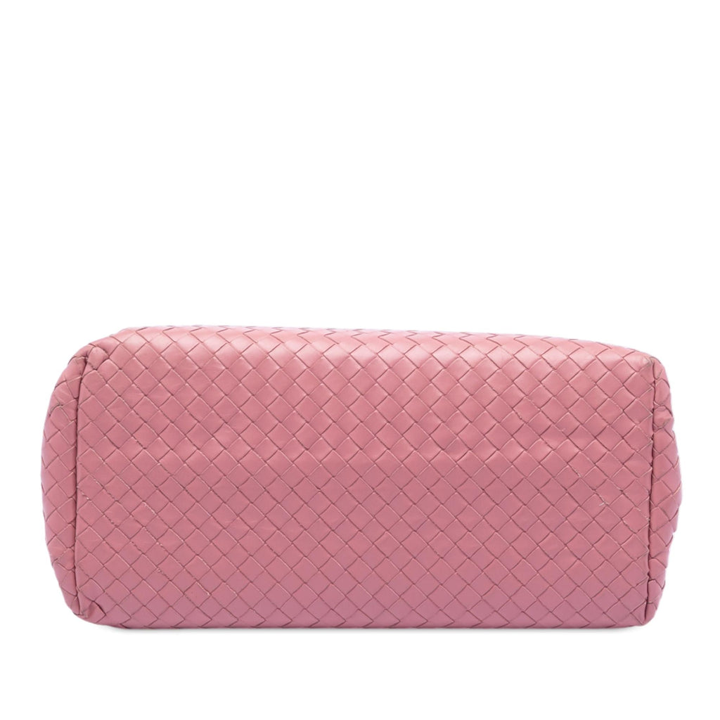 Bottega Veneta Small Nappa Intrecciato Roma Satchel