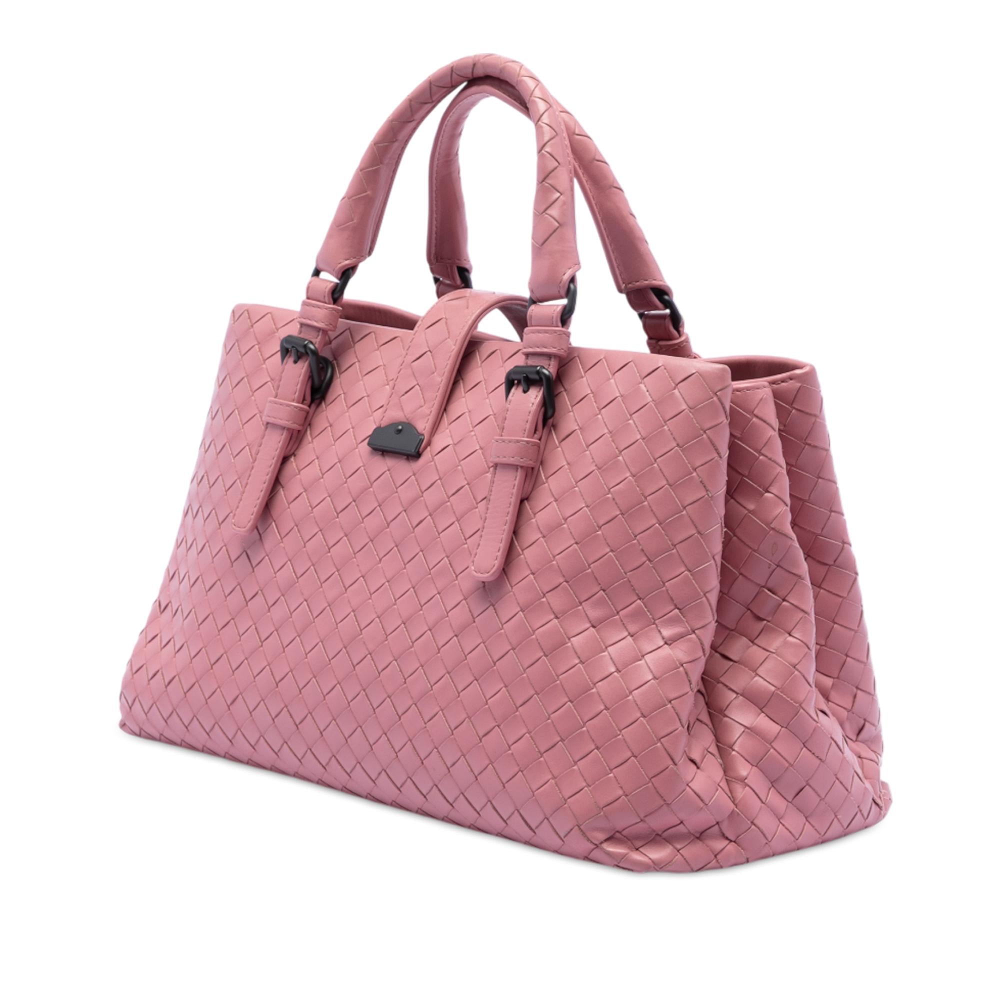 Bottega Veneta Small Nappa Intrecciato Roma Satchel