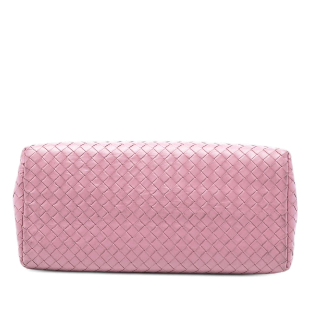 Bottega Veneta Small Nappa Intrecciato Roma Satchel