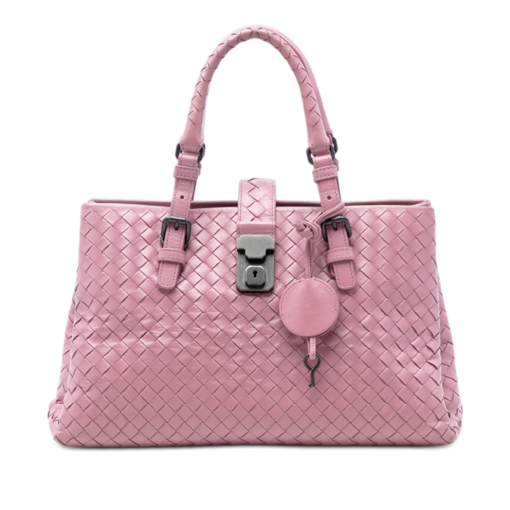 Bottega Veneta Small Nappa Intrecciato Roma Satchel