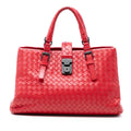Bottega Veneta Small Nappa Intrecciato Roma Satchel