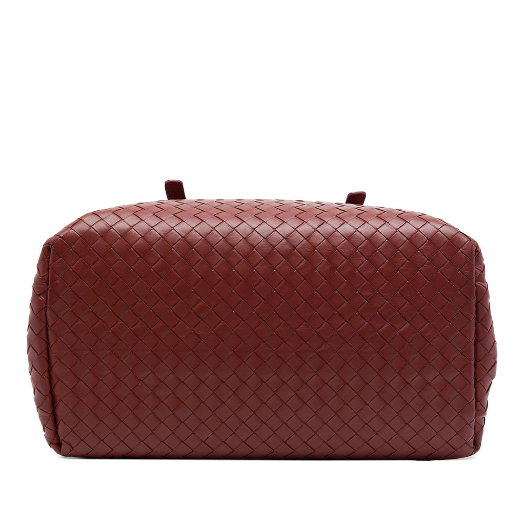 Bottega Veneta Small Nappa Intrecciato Roma Satchel