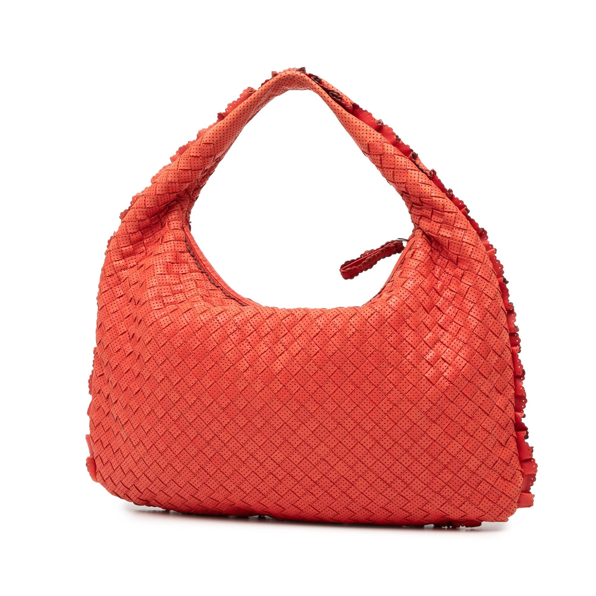 Bottega Veneta Small Perforated Nappa Intrecciato Veneta Hobo