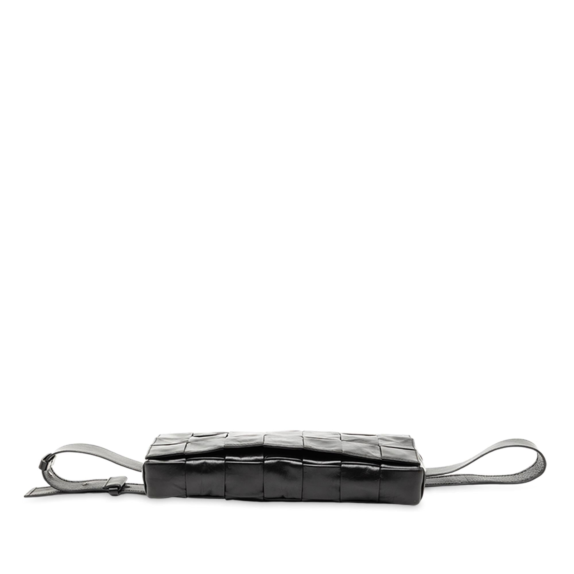Bottega Veneta Stretch Paper Calfskin Intrecciato Cassette Belt Bag