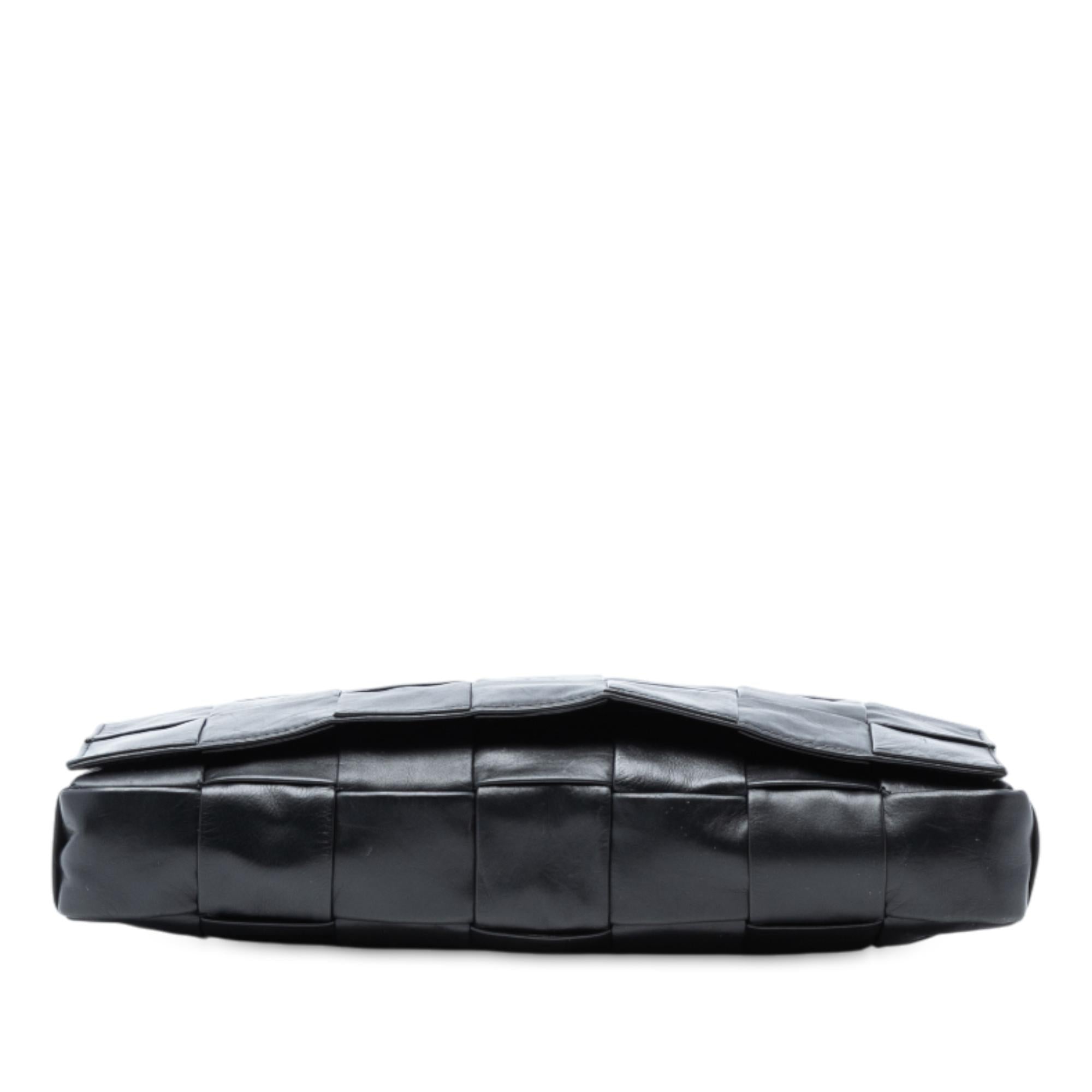 Bottega Veneta Stretch Paper Calfskin Intrecciato Cassette Crossbody