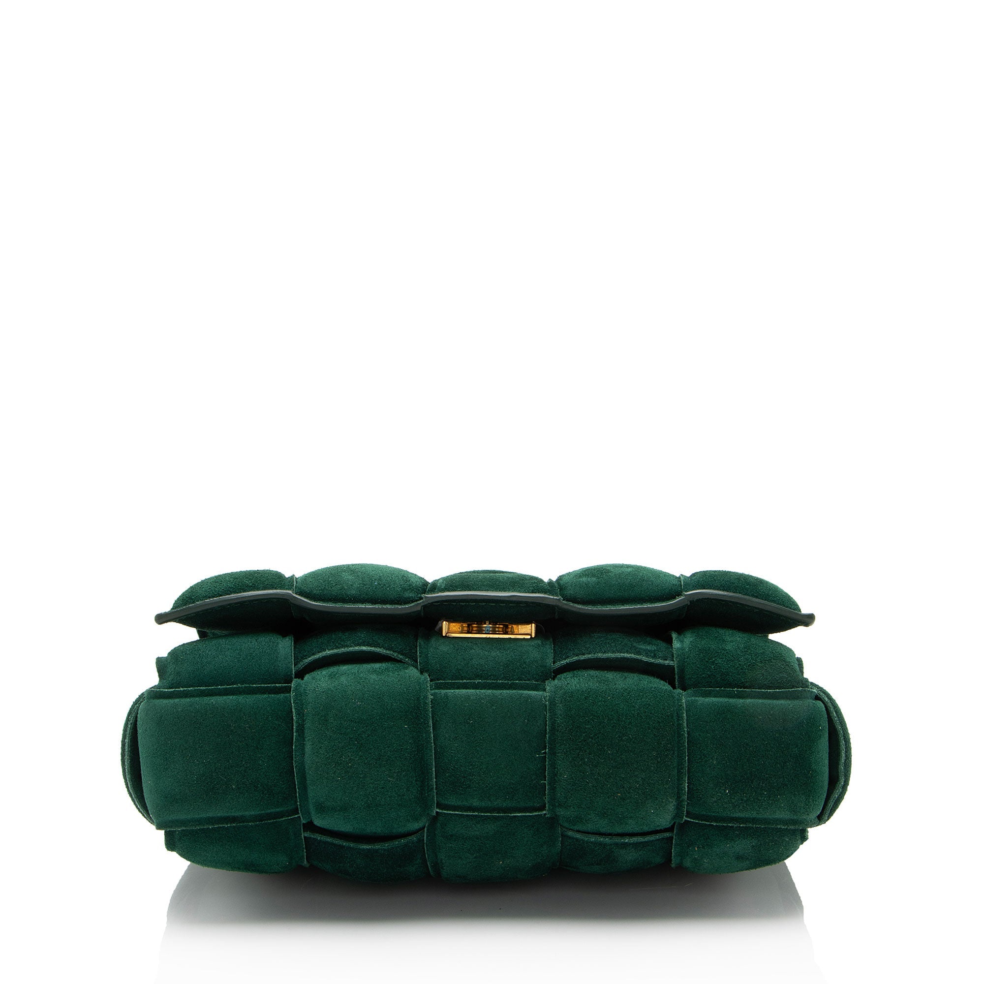 Bottega Veneta Suede Cassette Chain Maxi Shoulder Bag