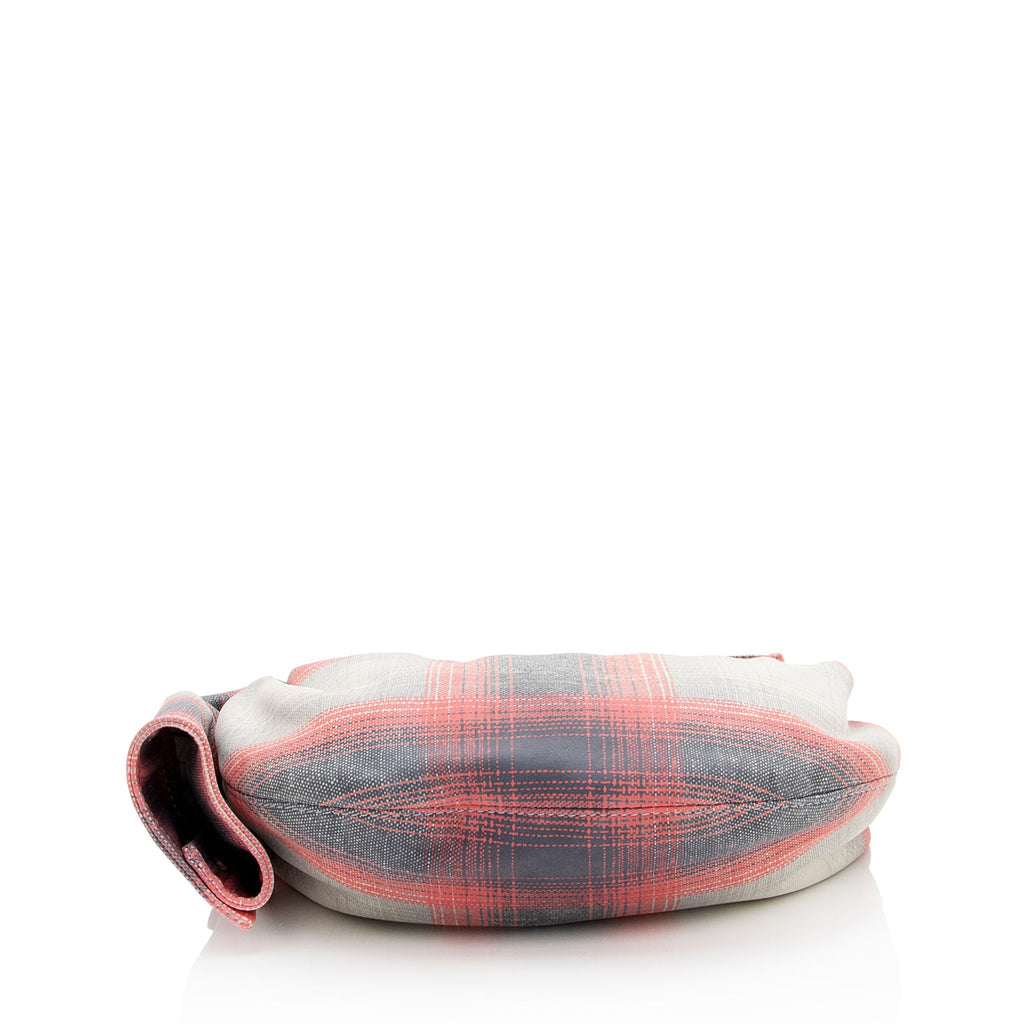Bottega Veneta Tartan Printed Nappa Jodie Mini Bag