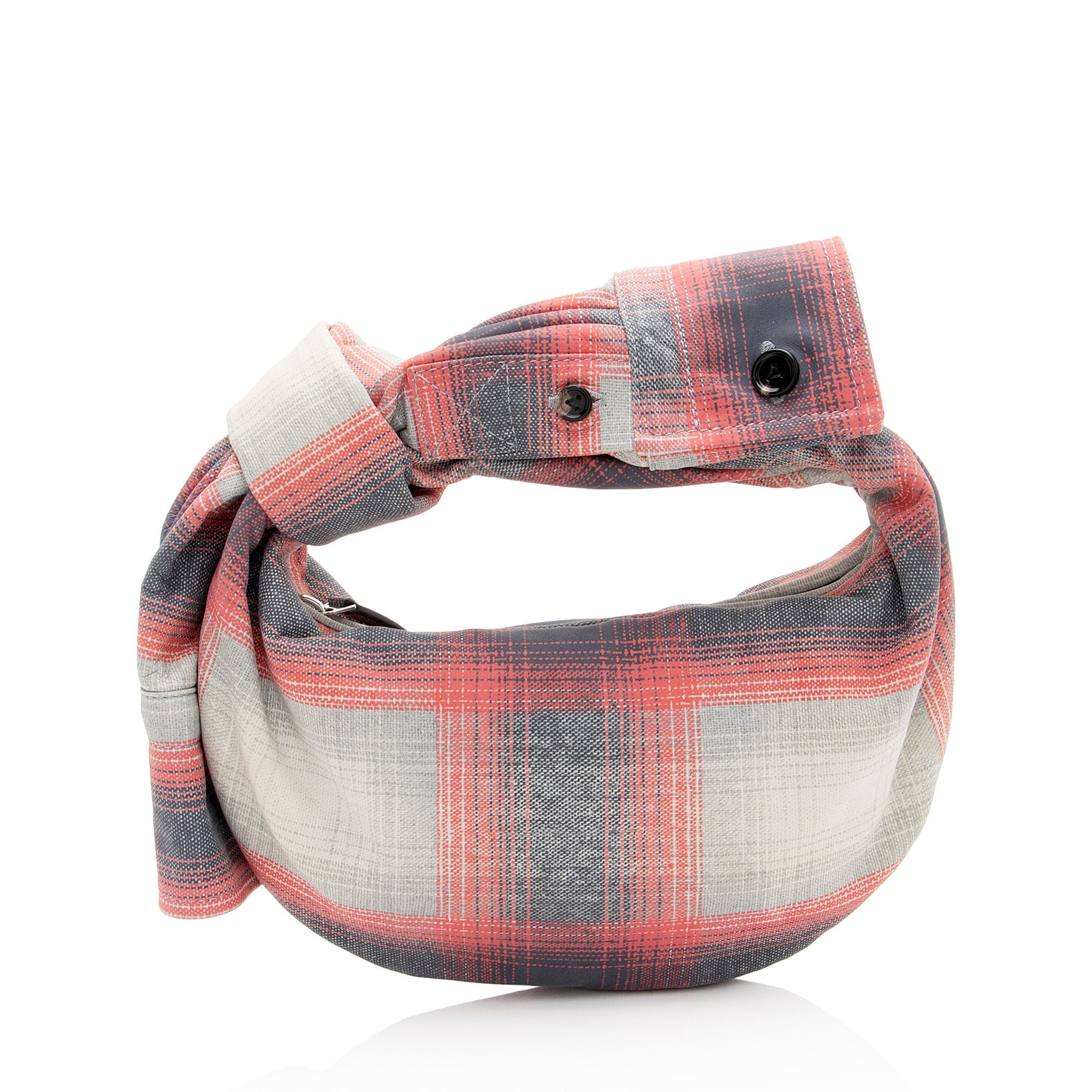 Bottega Veneta Tartan Printed Nappa Jodie Mini Bag