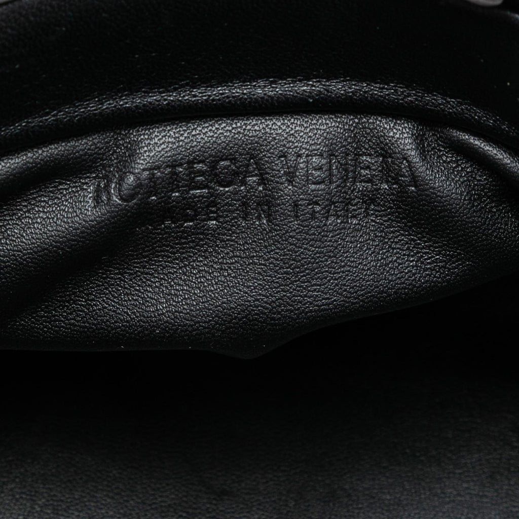 Bottega Veneta Textured Nappa Zebra Print Chain Pouch