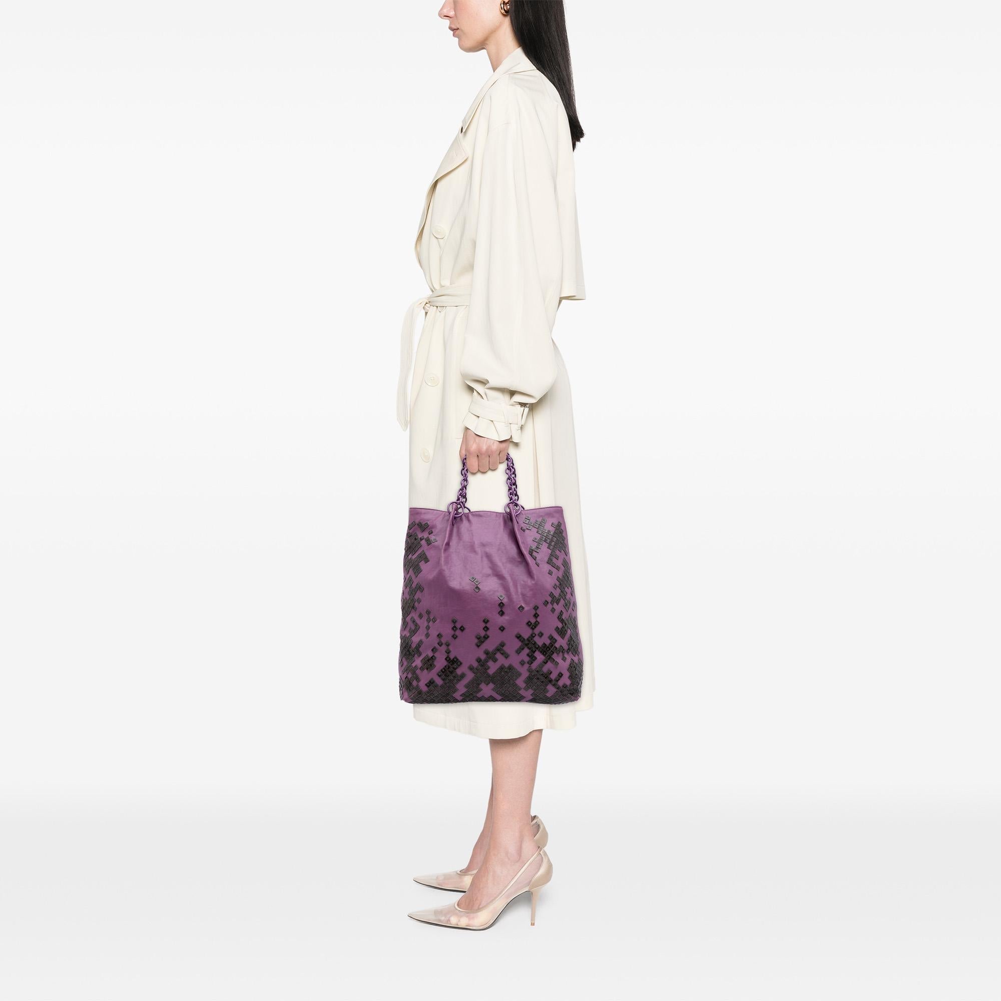 Bottega Veneta Vitello Mosaico Laque Tote