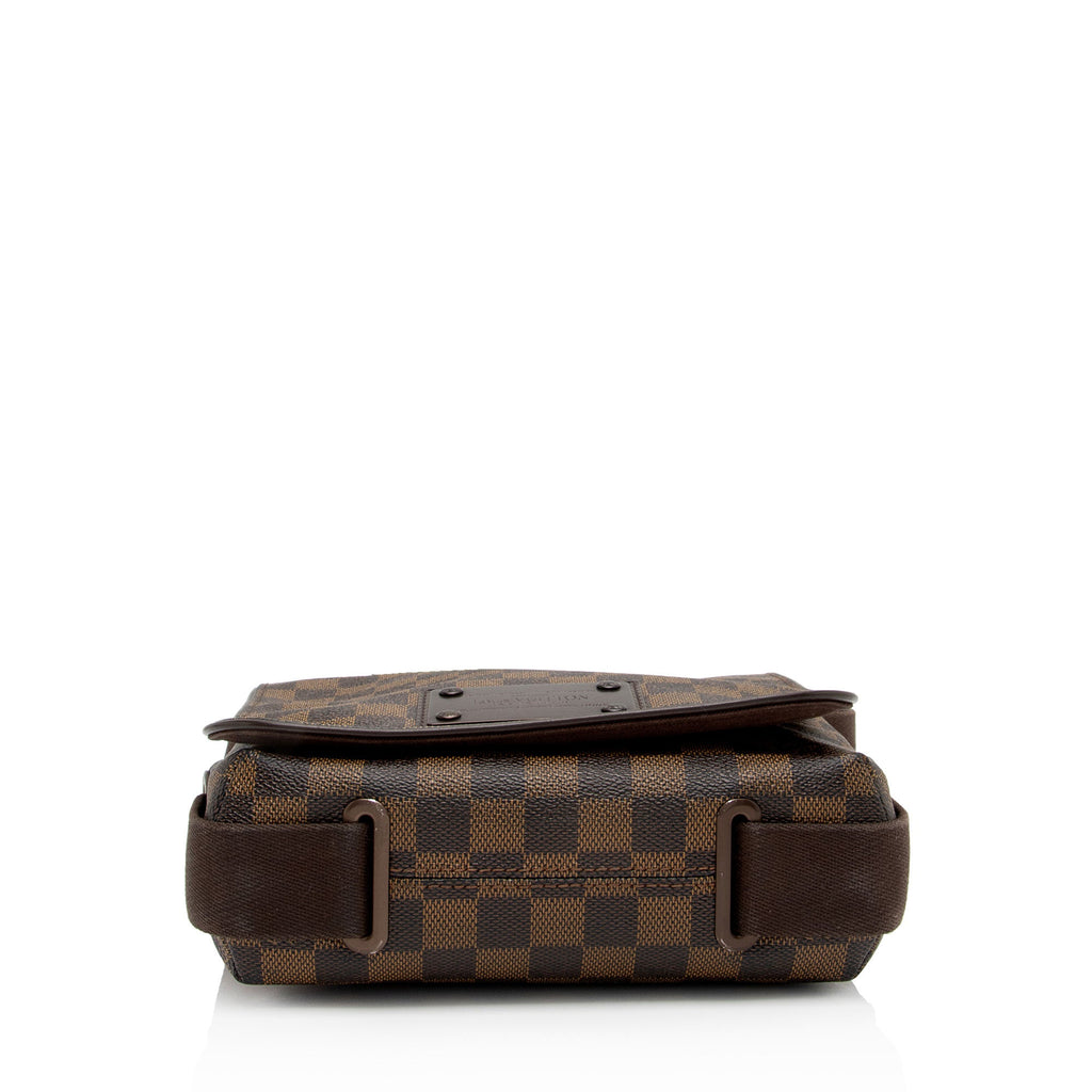 Louis Vuitton Damier Ebene Brooklyn PM Messenger (SHF-4CSmsb)