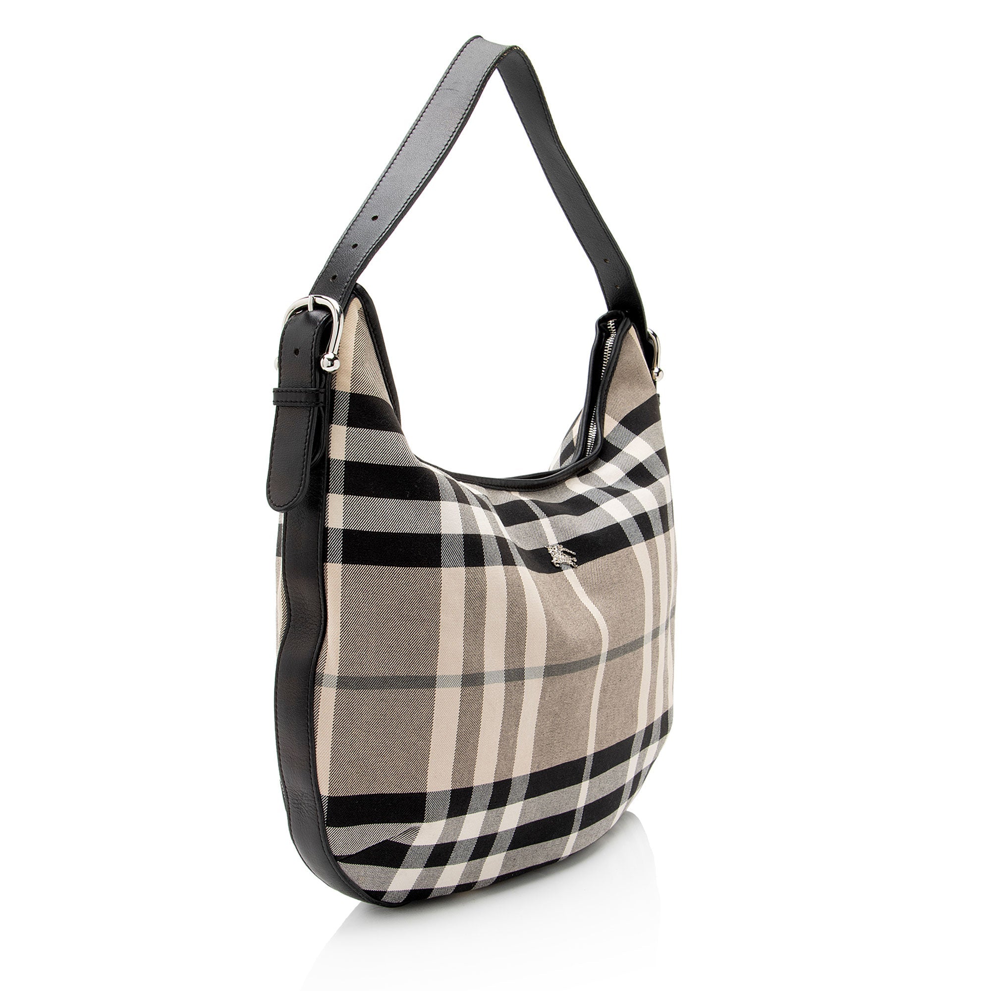 Burberry Beat Check Hobo