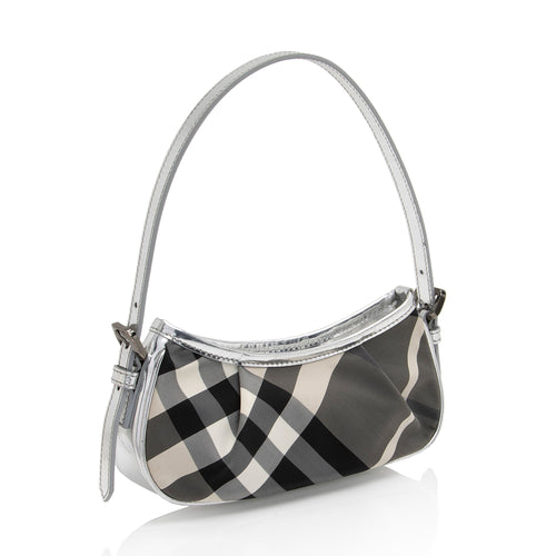 Burberry Beat Check Small Shoulder Bag (SHF-jOlsCX)