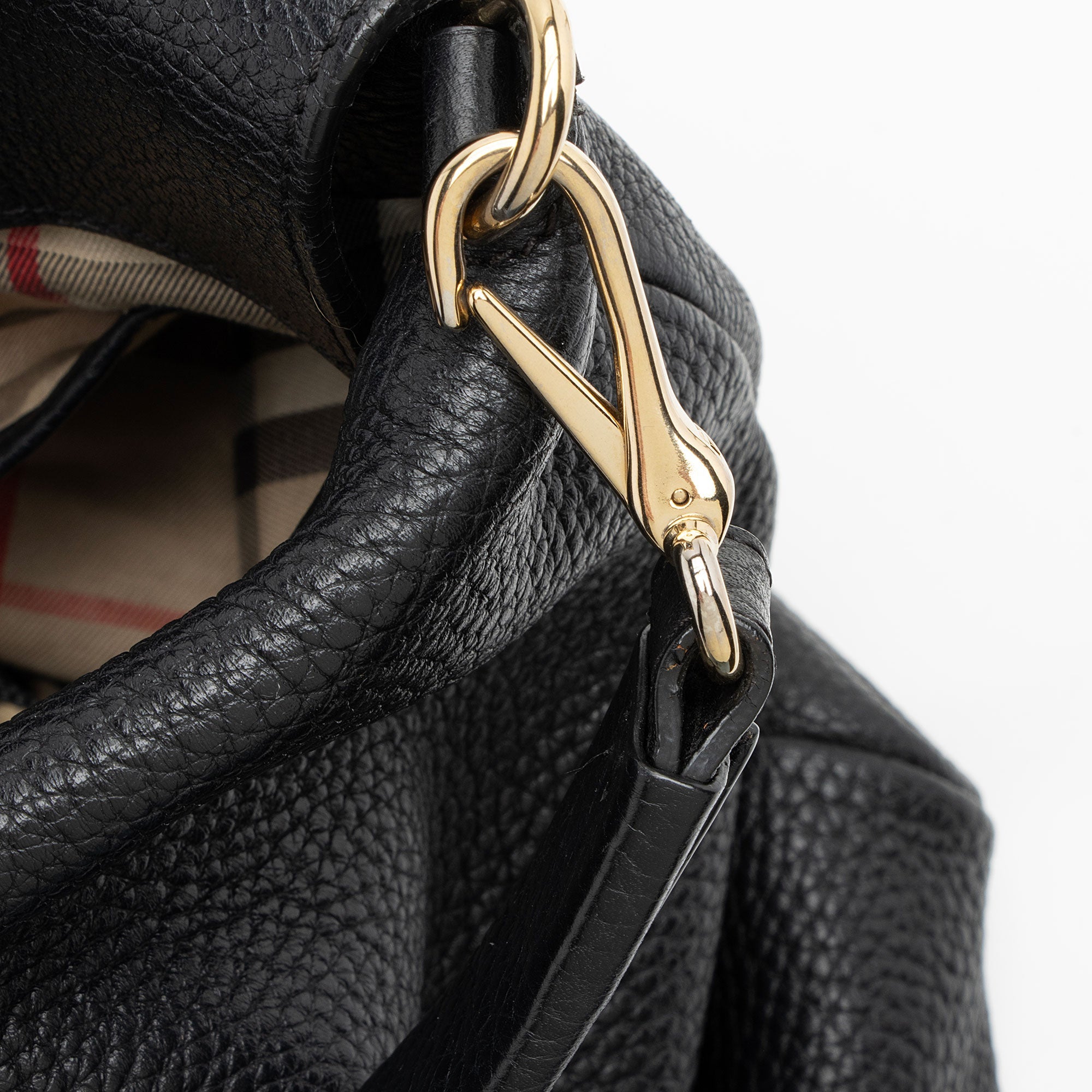 Burberry Calfskin Cale Medium Hobo