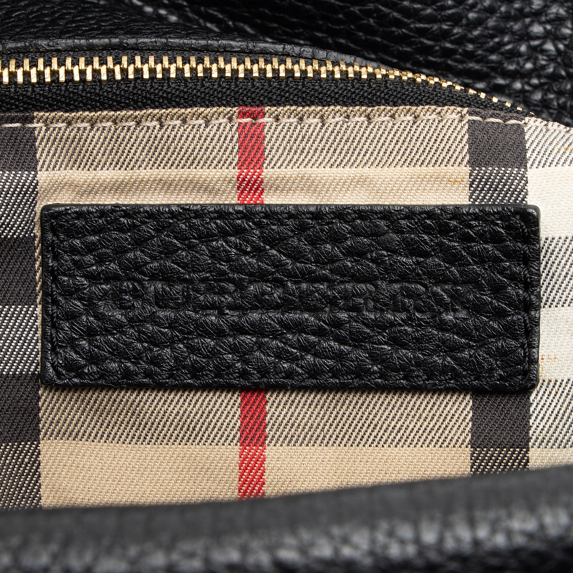 Burberry Calfskin Cale Medium Hobo