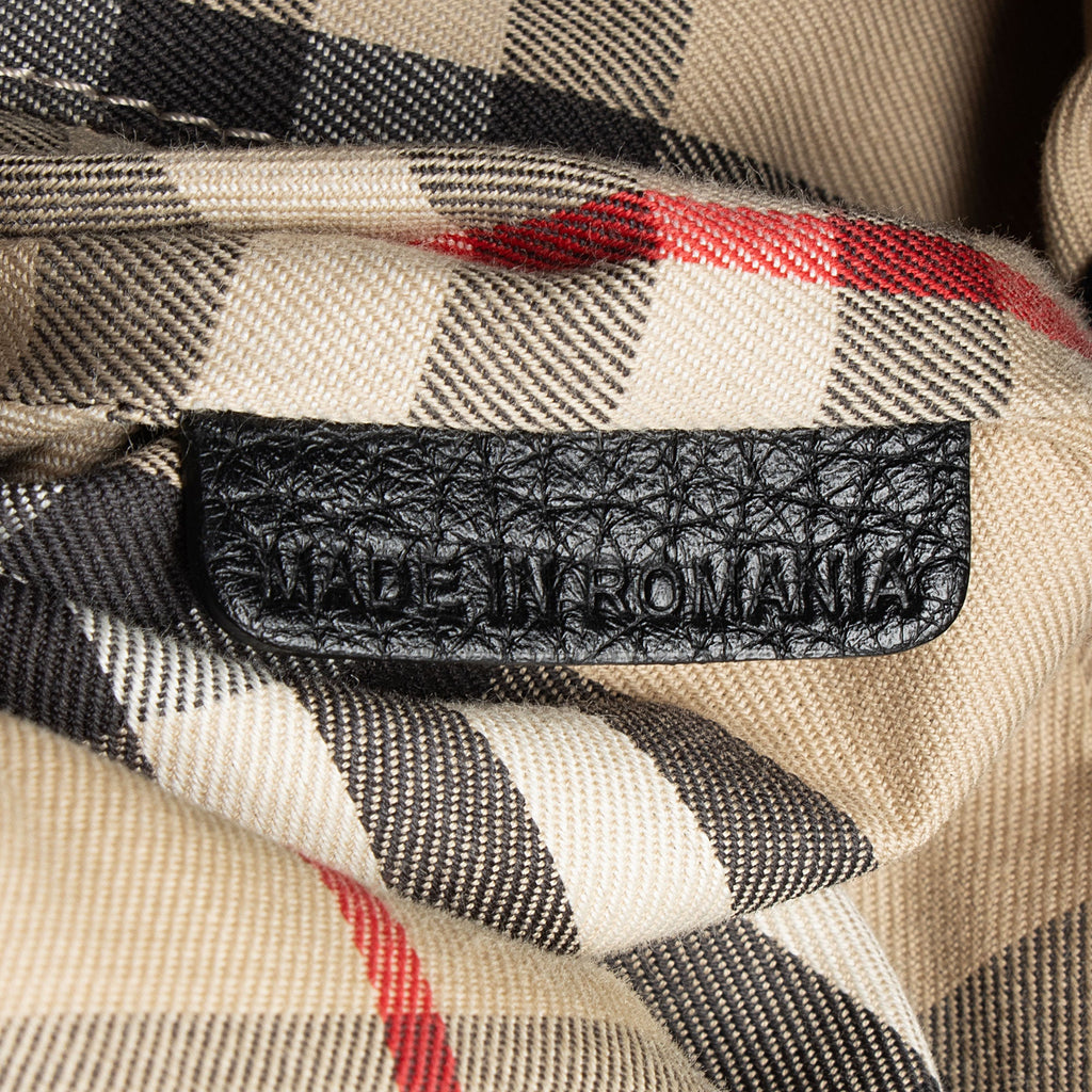 Burberry Calfskin Cale Medium Hobo