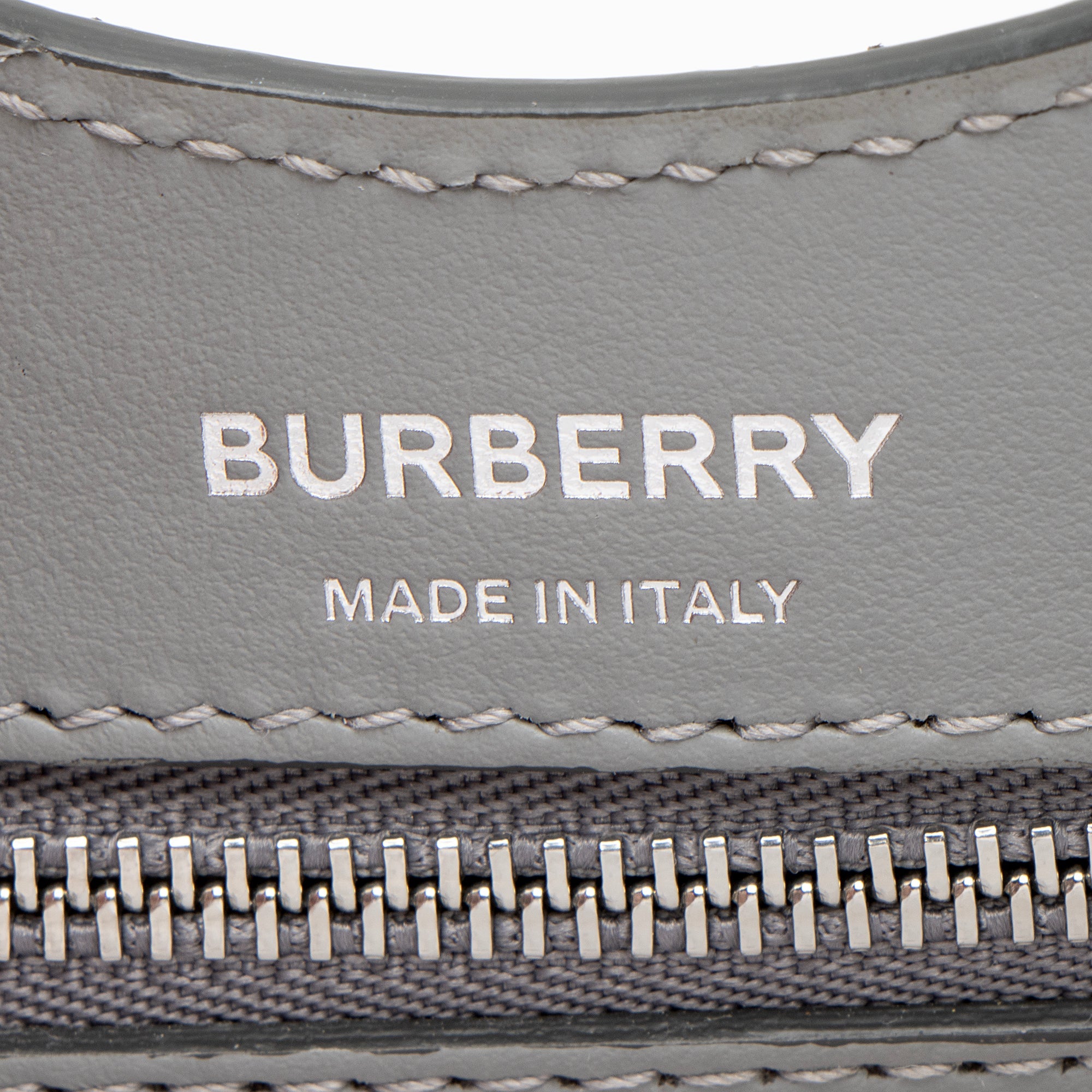 Burberry Calfskin Check Mini Pocket Tote
