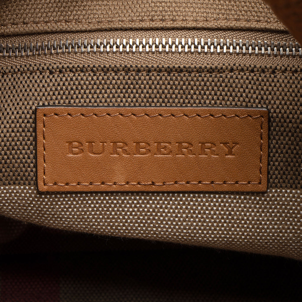 Burberry Calfskin House Check Maidstone Medium Shoulder Bag (SHF-17R658)