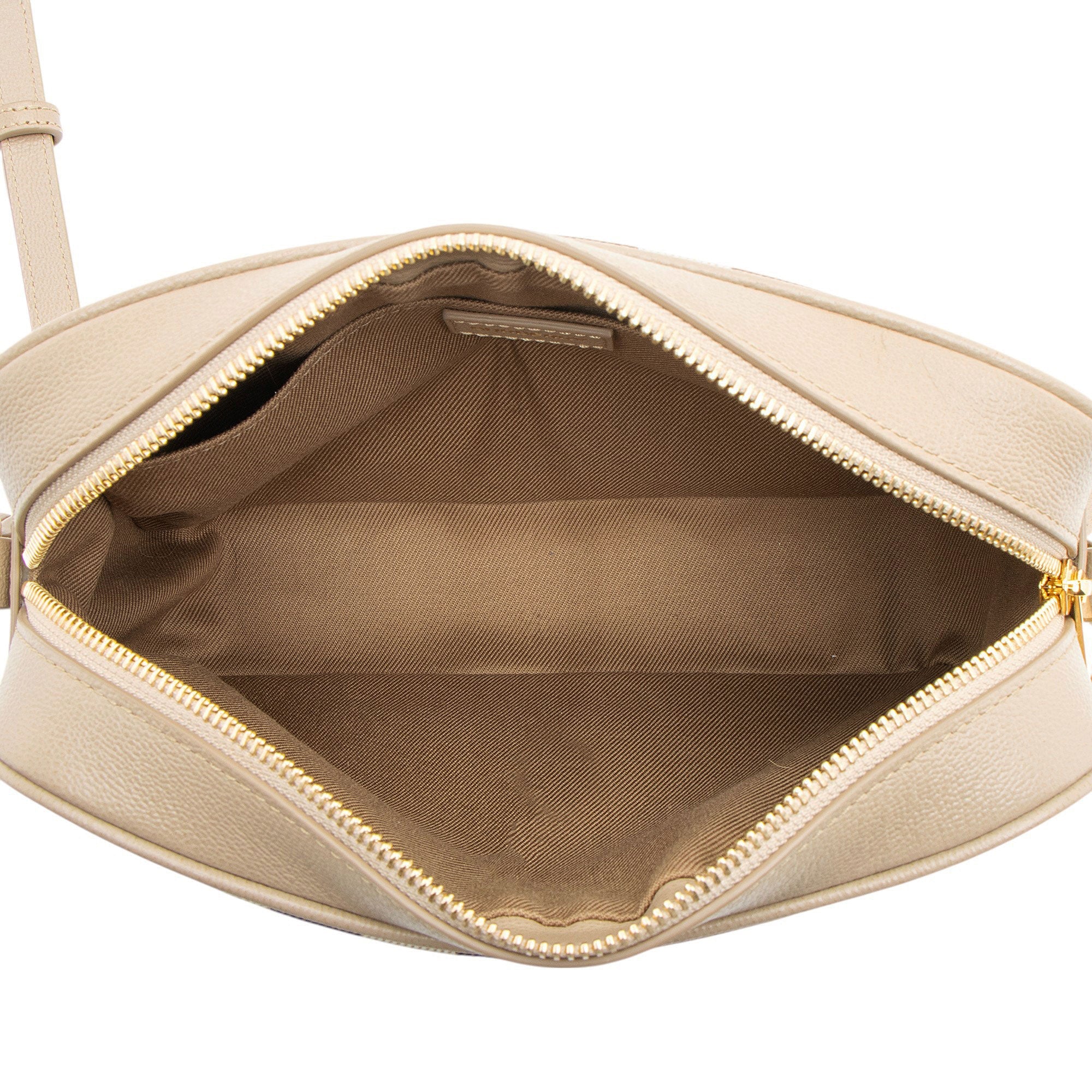 Burberry Calfskin House Check Small Camera Bag