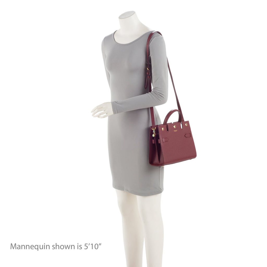 Burberry Calfskin Title Baby Tote (SHF-BMxjPO)