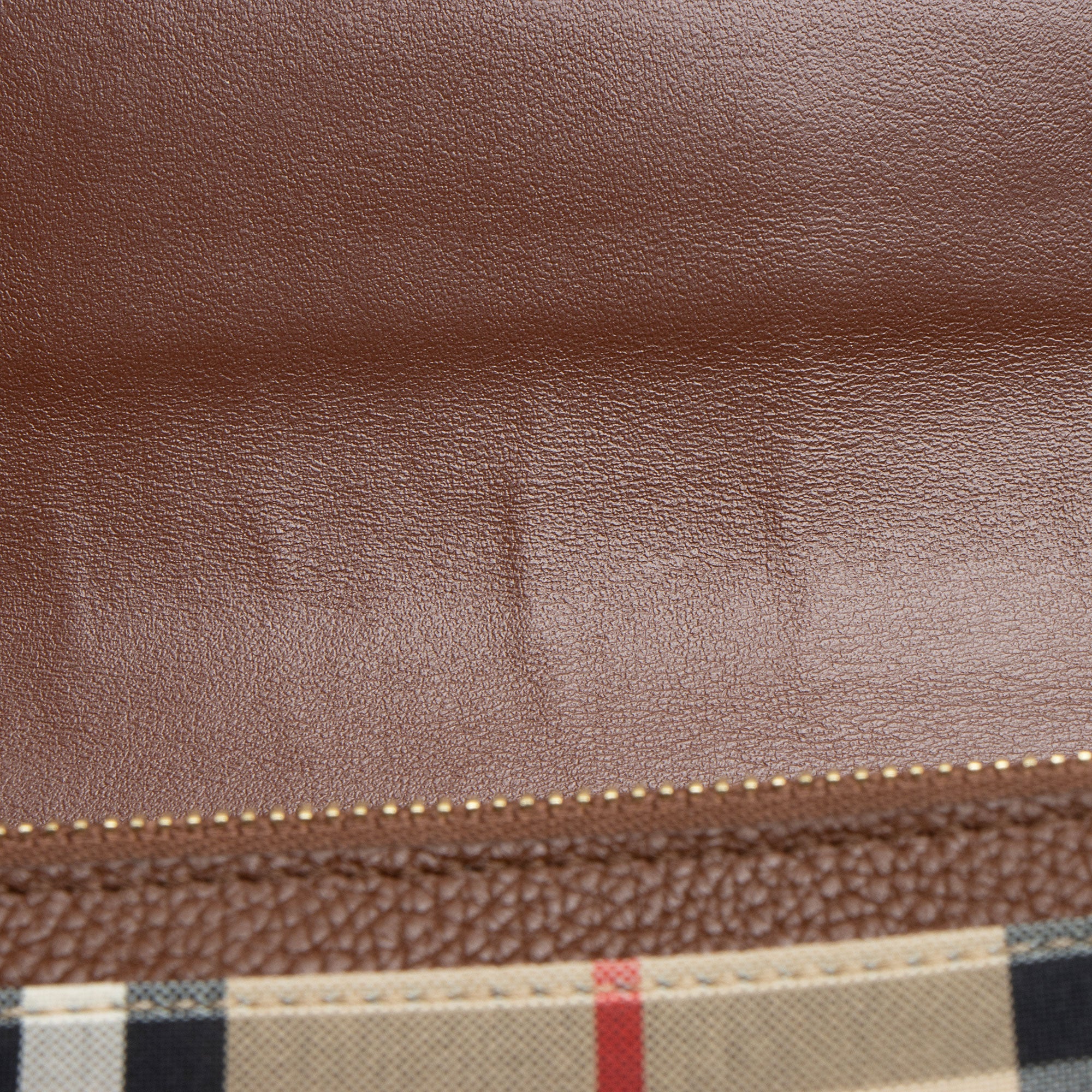 Burberry Calfskin Vintage Check Hampshire Crossbody