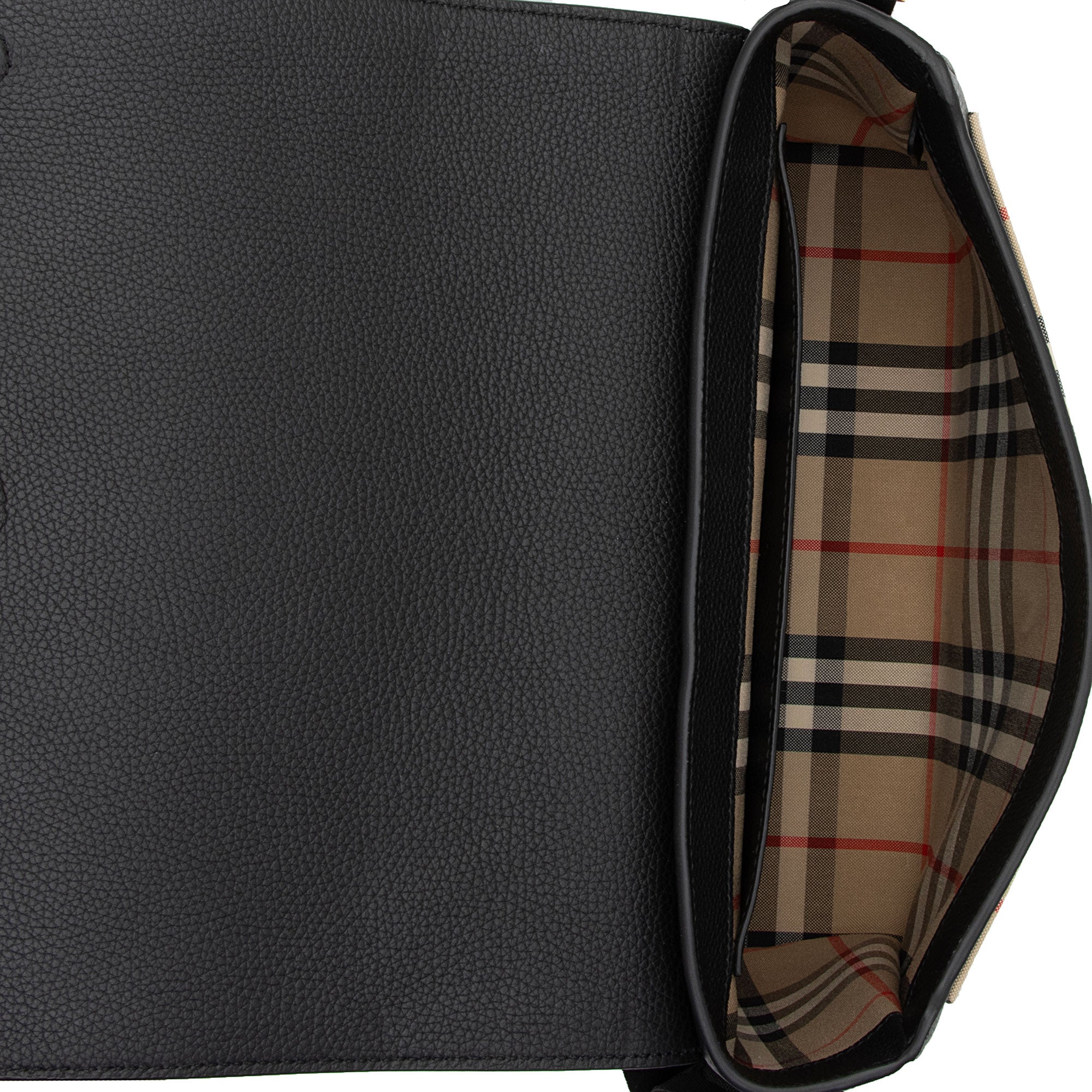 Burberry Calfskin Vintage Check Note Bag (SHF-YDSiux)