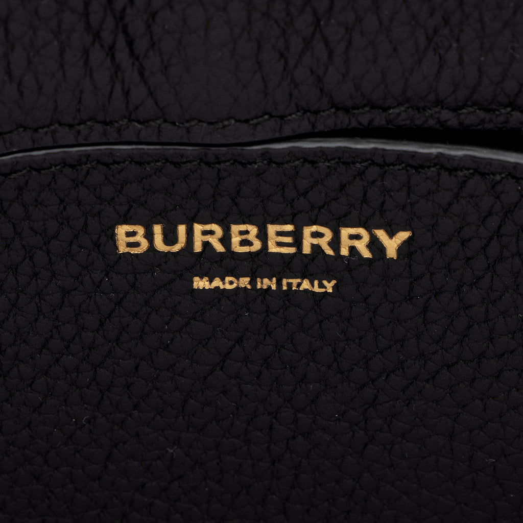 Burberry Calfskin Vintage Check Note Bag (SHF-z0IcUr)