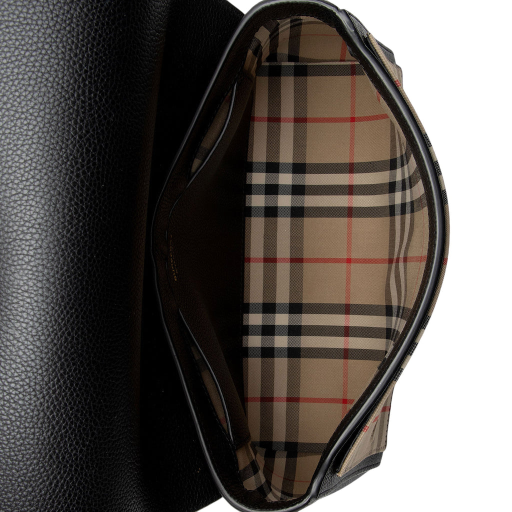 Burberry Calfskin Vintage Check Note Bag