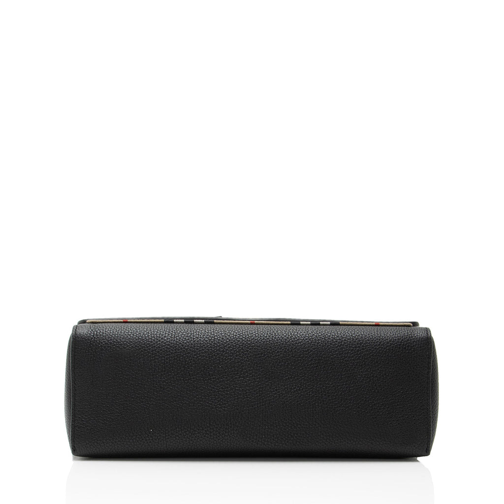 Burberry Calfskin Vintage Check Note Bag