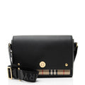 Burberry Calfskin Vintage Check Note Bag